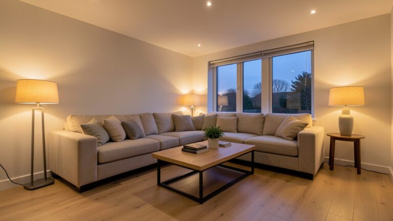 Smart lighting energy cost comparison between Philips Hue and IKEA Trådfri bulbs in a UK home setting.