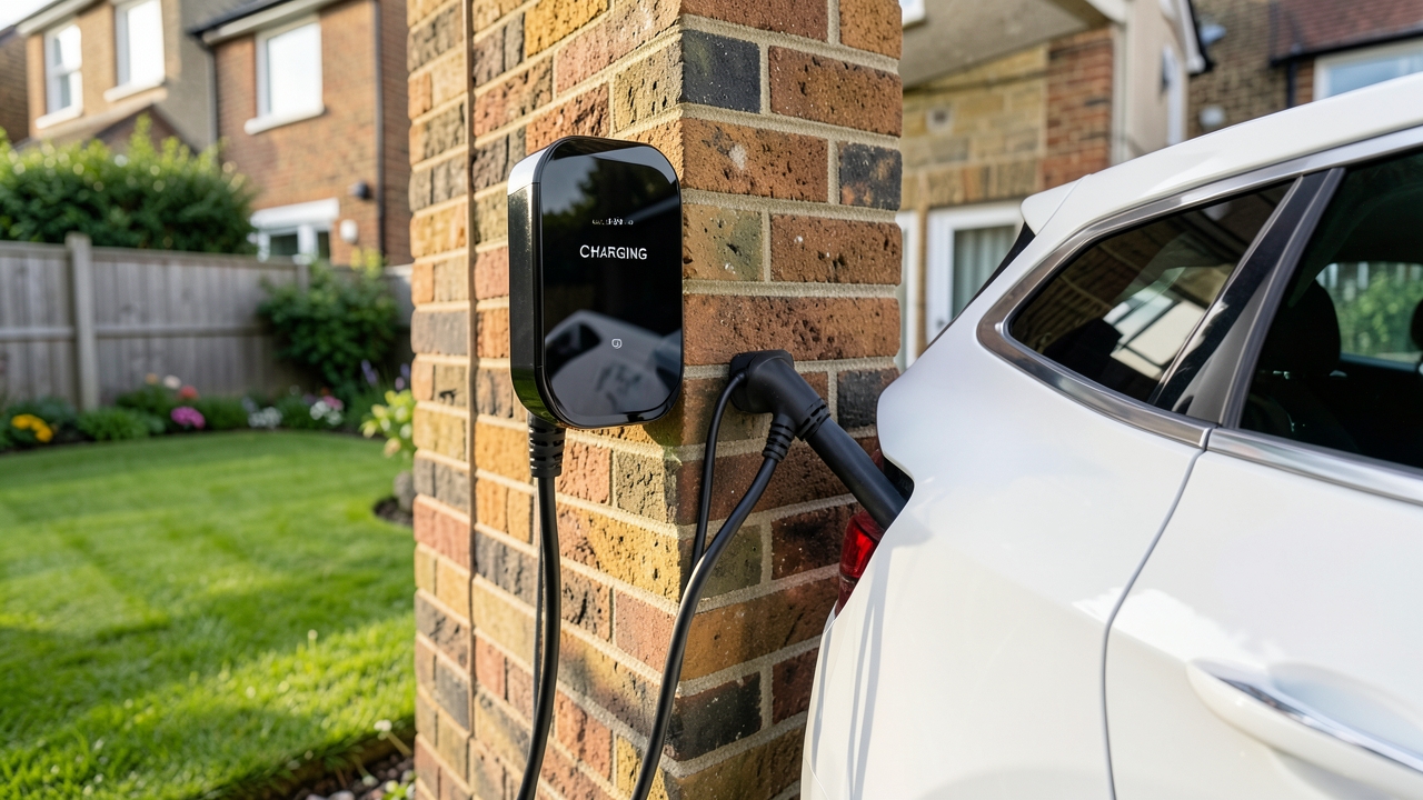 OZEV EV charger grant UK installation at a residential home