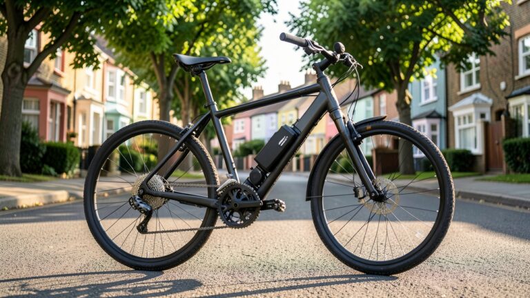 Swytch vs Bafang e-bike conversion kit comparison on a UK suburban street