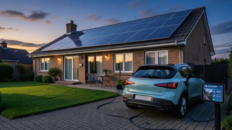 Home Assistant EV charging automation with solar panels in a UK home