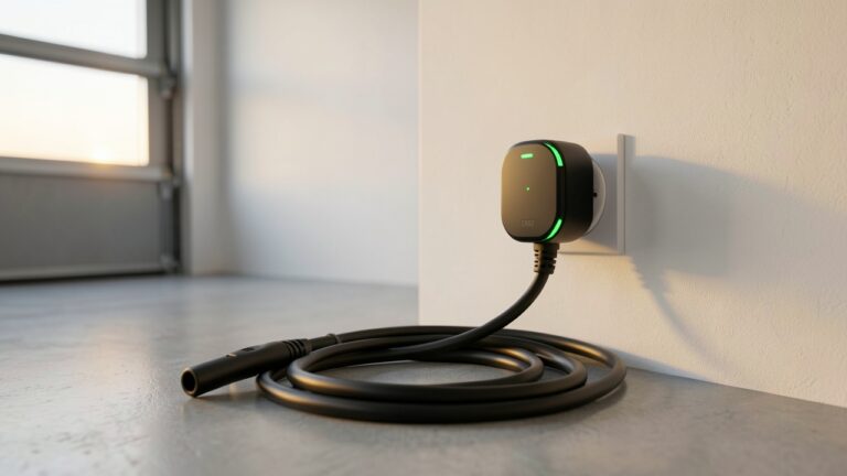 EV smart plug scheduling device for off-peak charging in UK homes