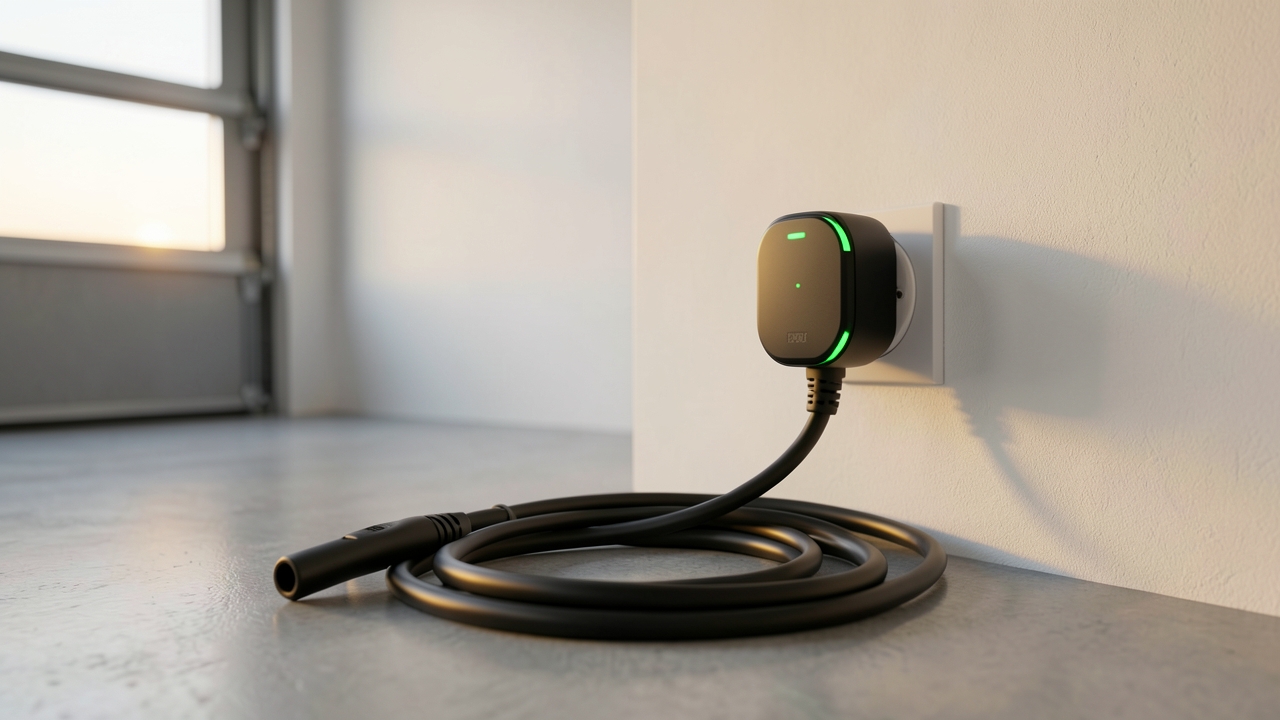 EV smart plug scheduling device for off-peak charging in UK homes