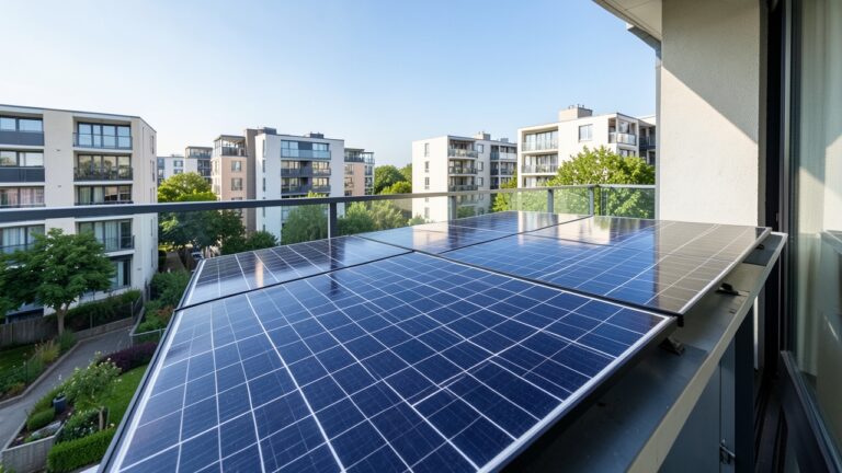 Planning permission solar panels on a UK flat balcony