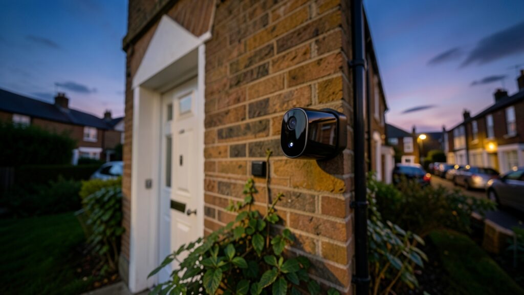 Smart terraced house security cameras comparison for UK homes