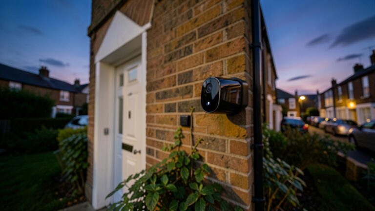 Smart terraced house security cameras comparison for UK homes